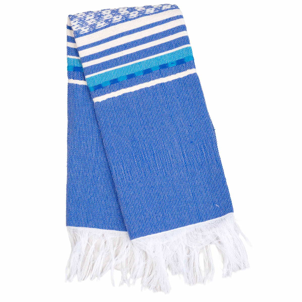 Pedal Loom Frayed Ends Tea Towel