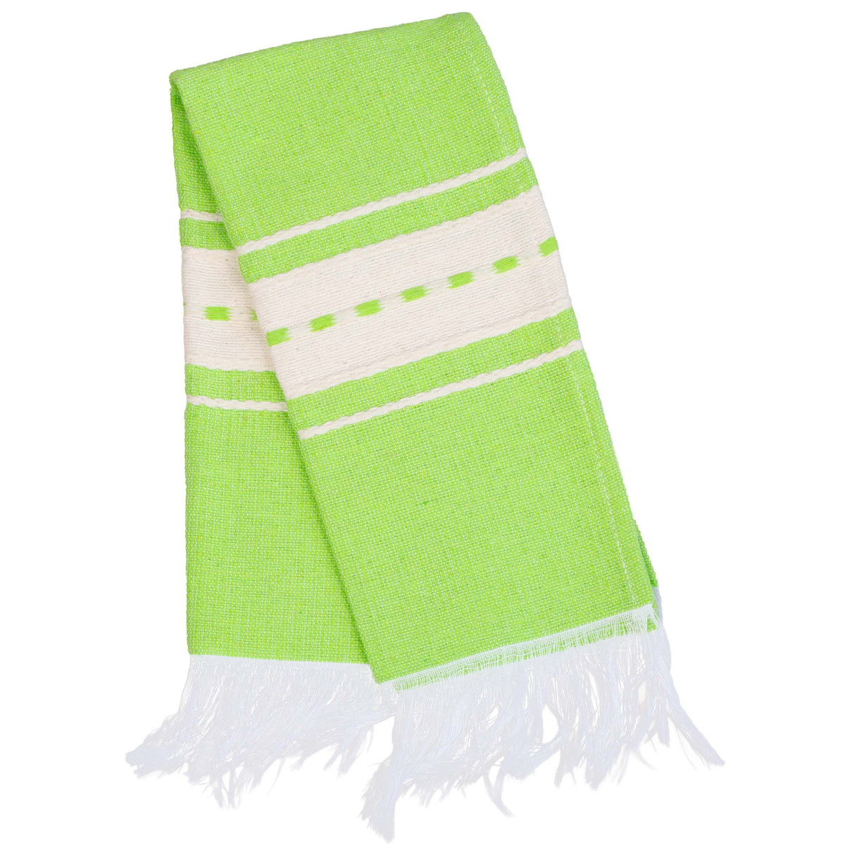 Pedal Loom Frayed Ends Tea Towel