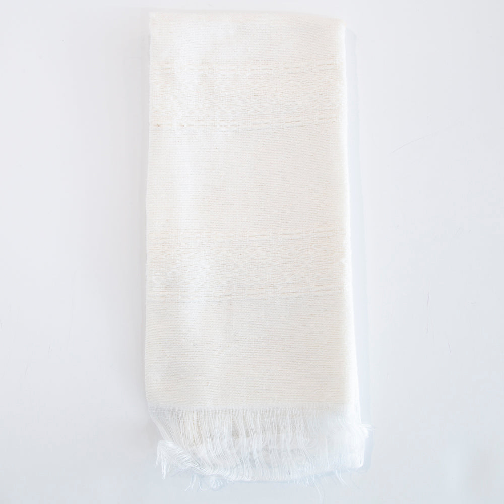 Pedal Loom Frayed Ends Tea Towel