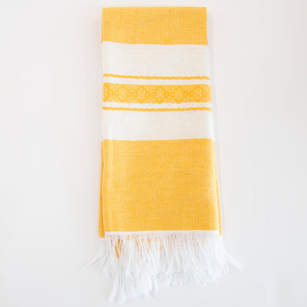 Pedal Loom Frayed Ends Tea Towel