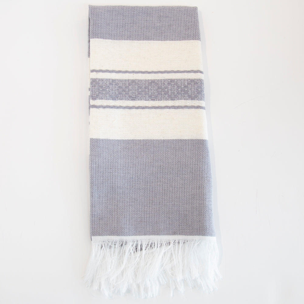 Pedal Loom Frayed Ends Tea Towel