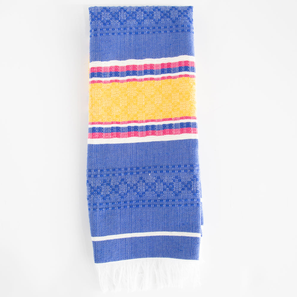 Pedal Loom Frayed Ends Tea Towel