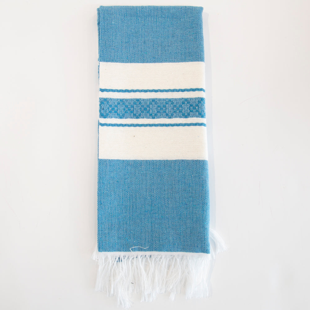 Pedal Loom Frayed Ends Tea Towel