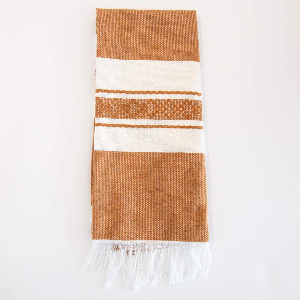 Pedal Loom Frayed Ends Tea Towel