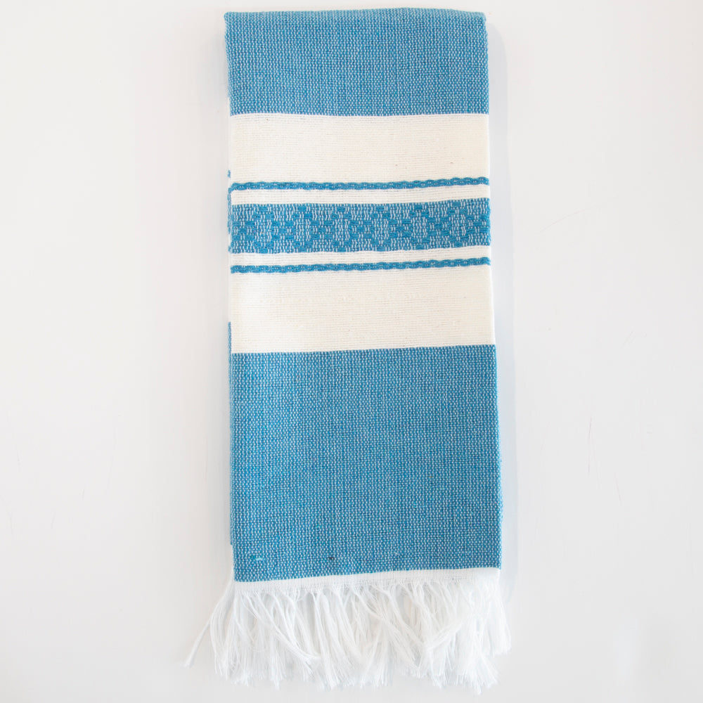Pedal Loom Frayed Ends Tea Towel