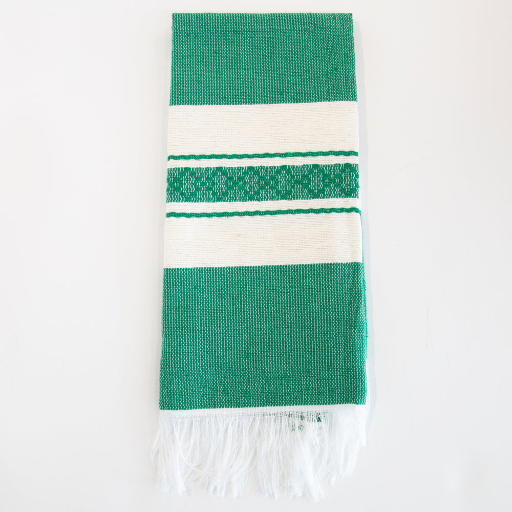 Pedal Loom Frayed Ends Tea Towel