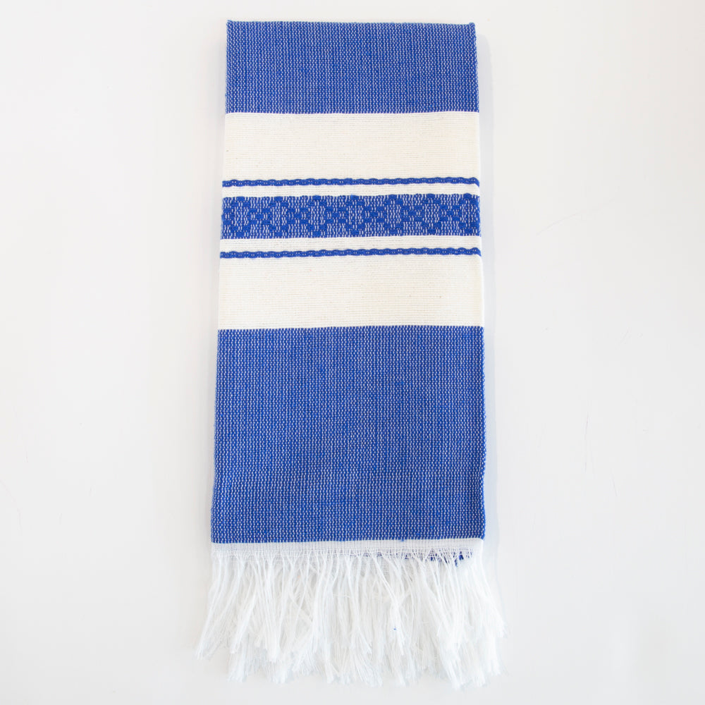 Pedal Loom Frayed Ends Tea Towel