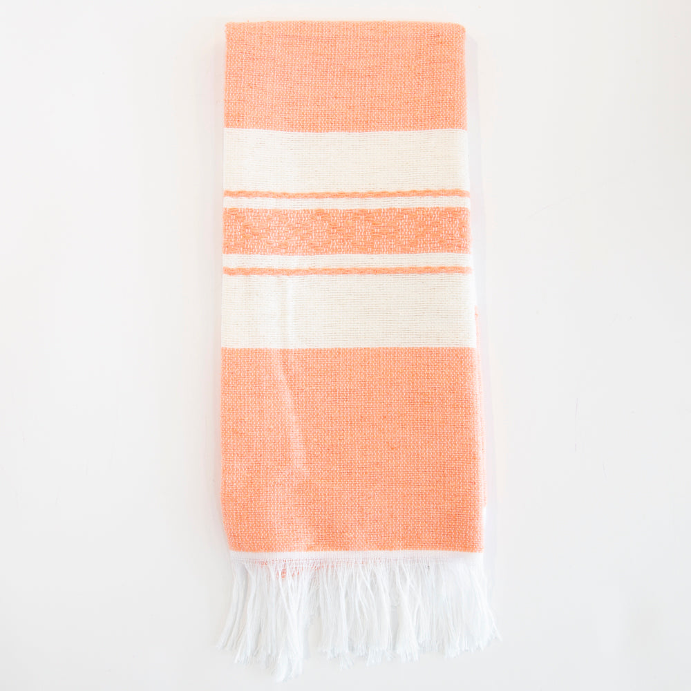 Pedal Loom Frayed Ends Tea Towel