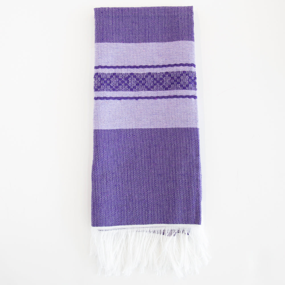 Pedal Loom Frayed Ends Tea Towel