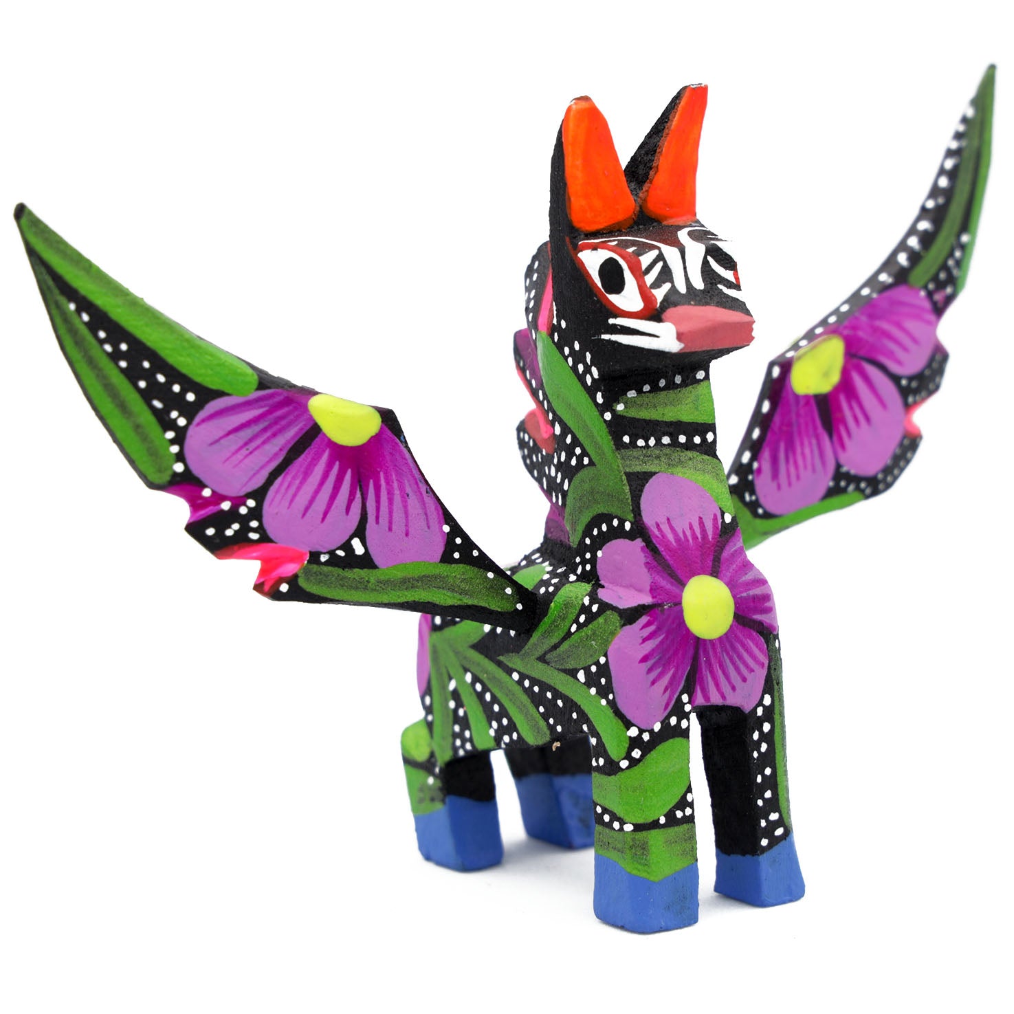 Hand Painted Pegasus Wooden Alebrije