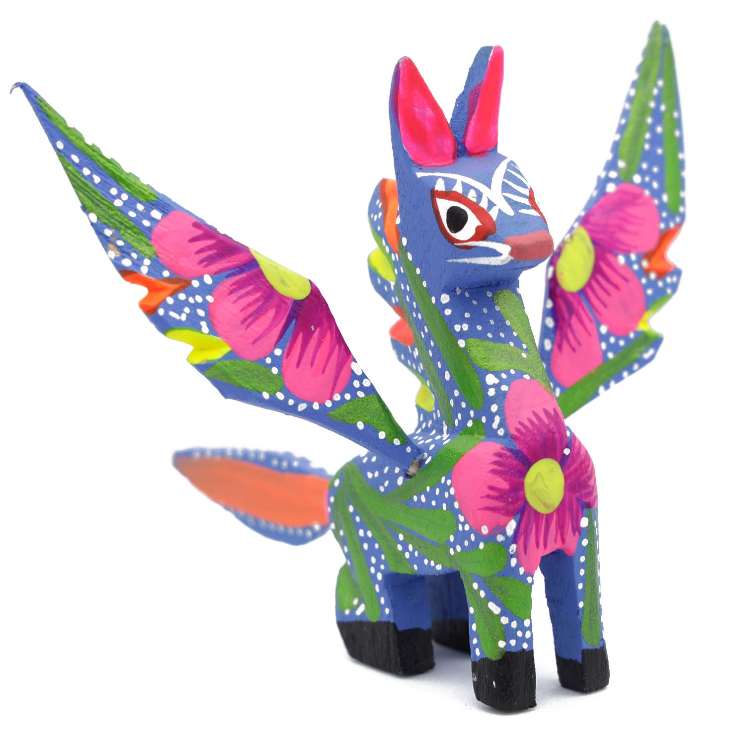 Hand Painted Pegasus Wooden Alebrije