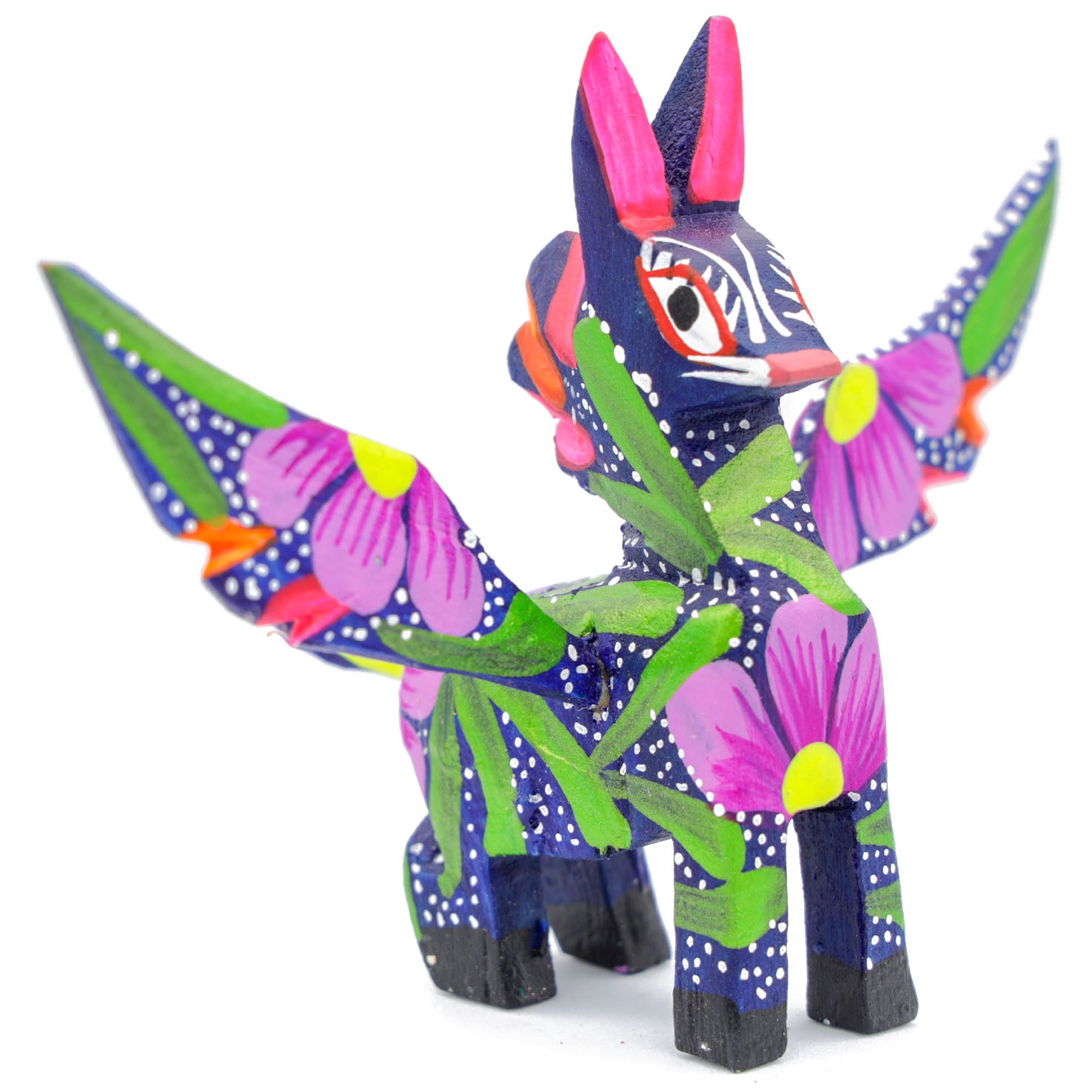 Hand Painted Pegasus Wooden Alebrije