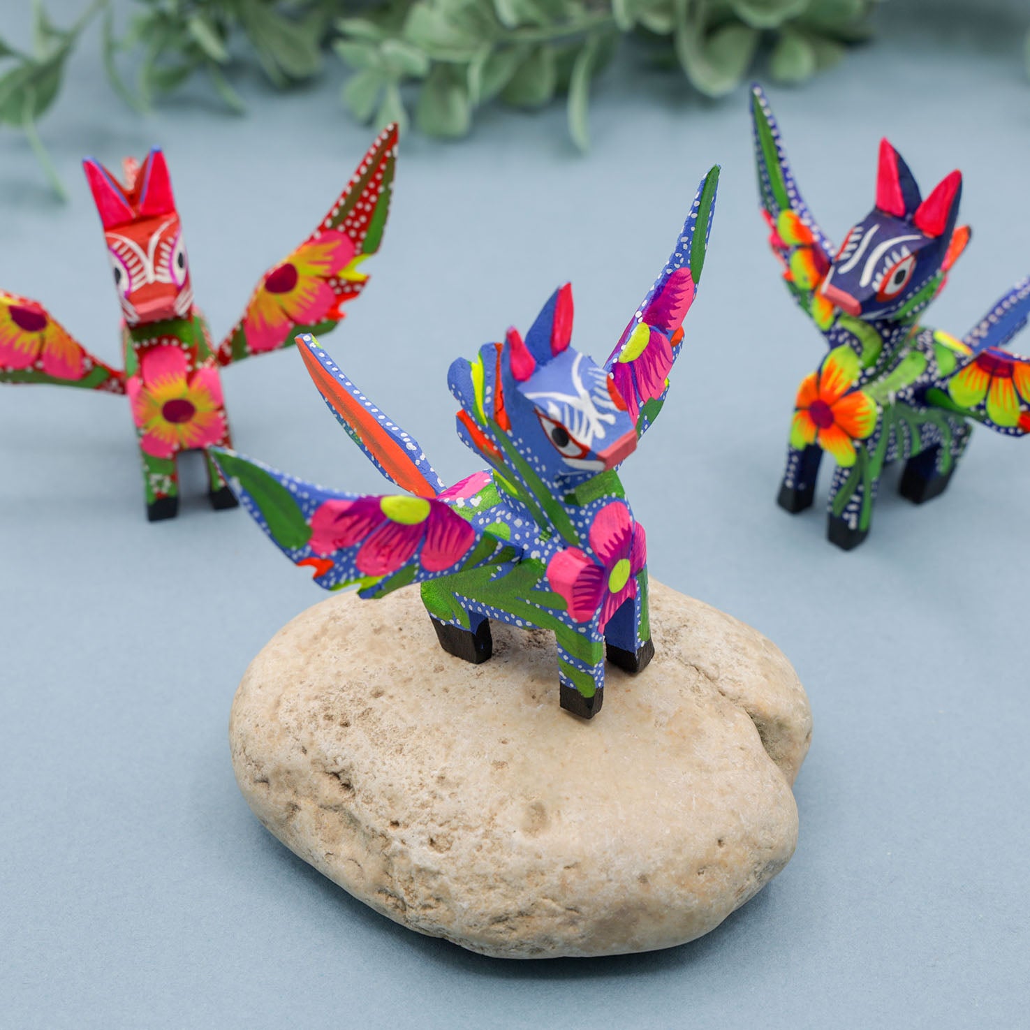 Hand Painted Pegasus Wooden Alebrije