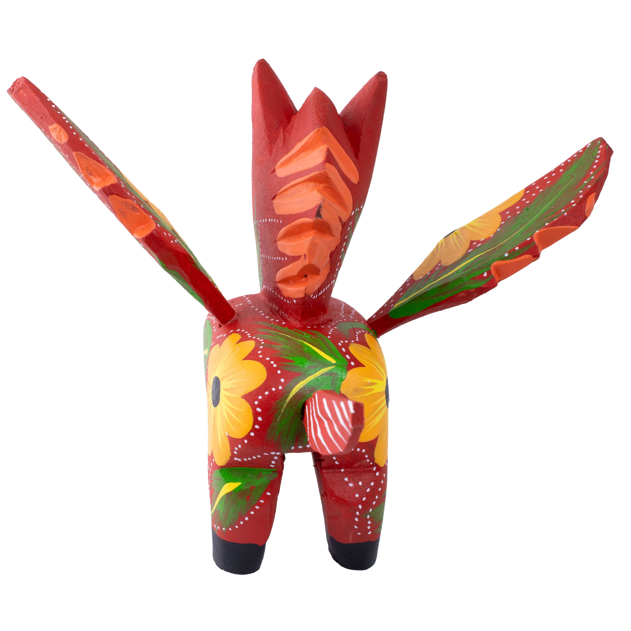 Large Hand Painted Pegasus Wooden Alebrije