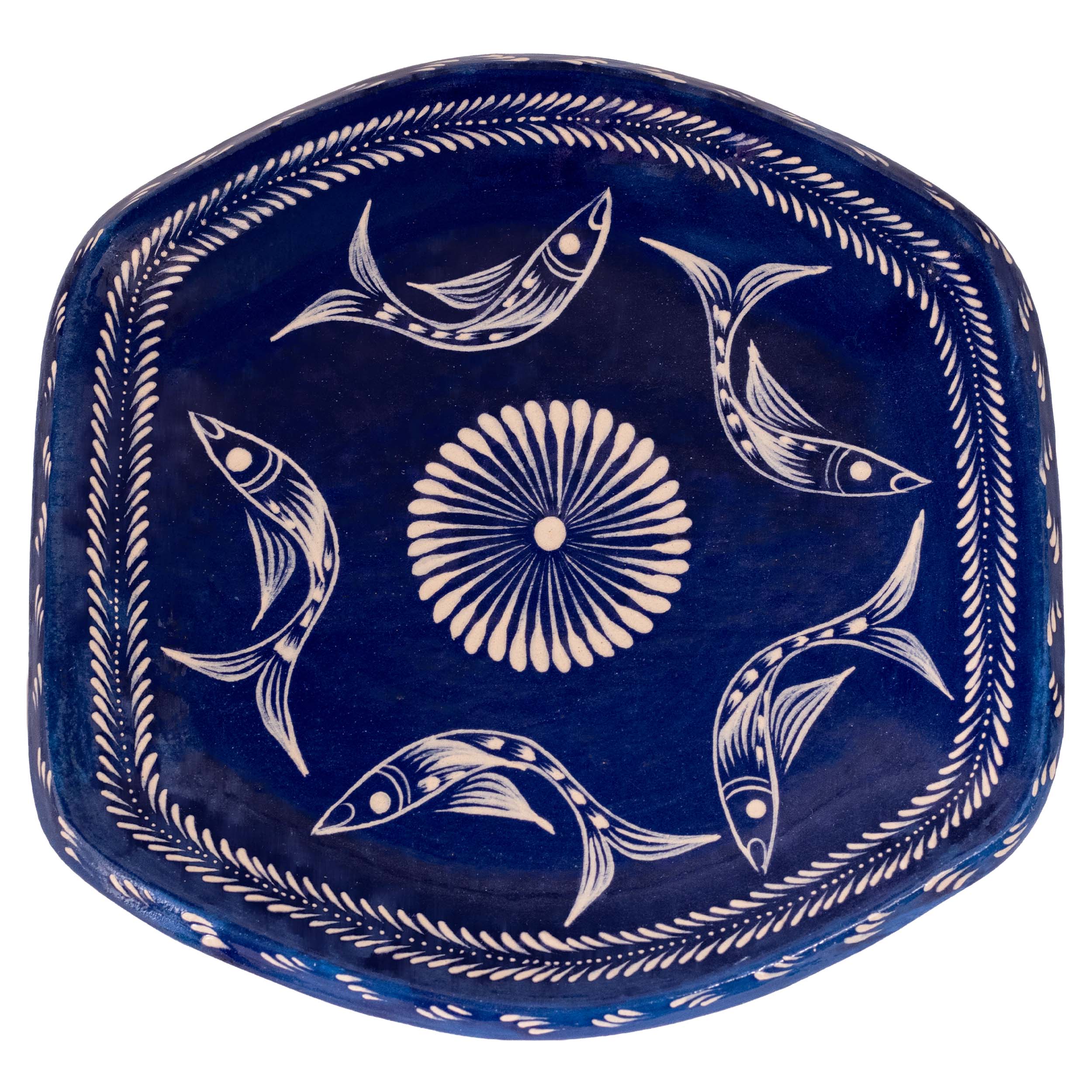 Peces de Capula Hexagonal Dinner Plate