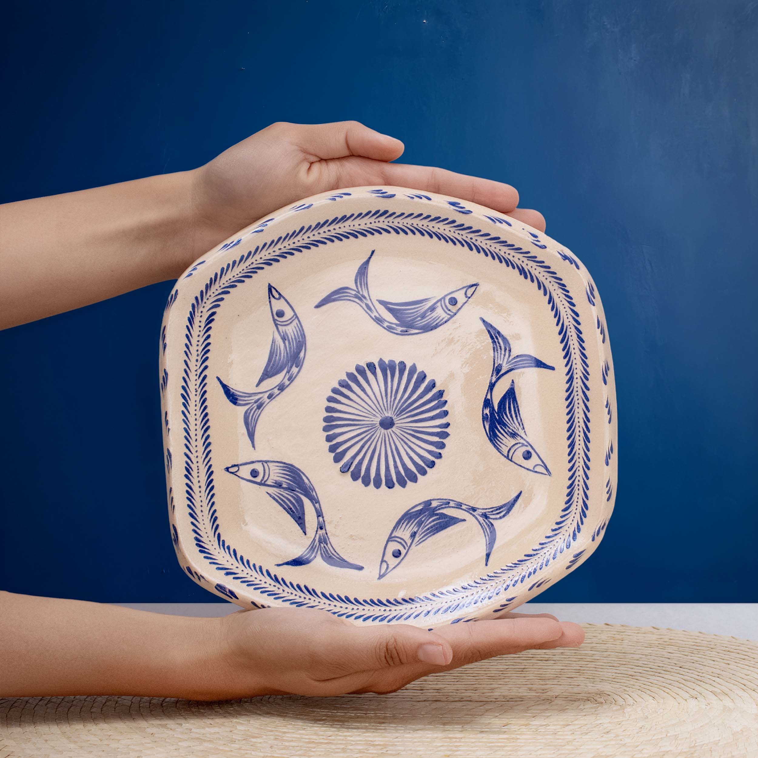 Peces de Capula Hexagonal Dinner Plate