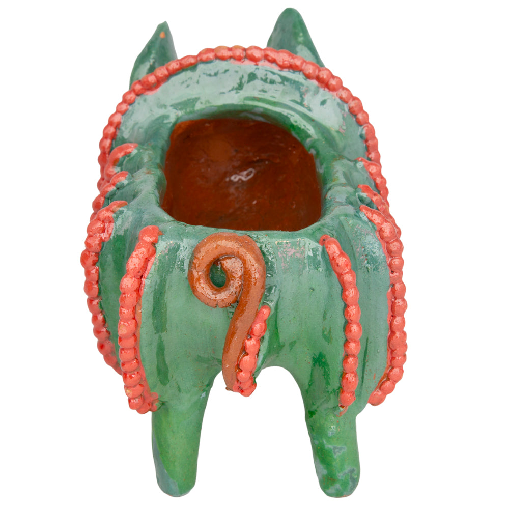 Cochinito Piñalado Decorative Bowl Sculpture