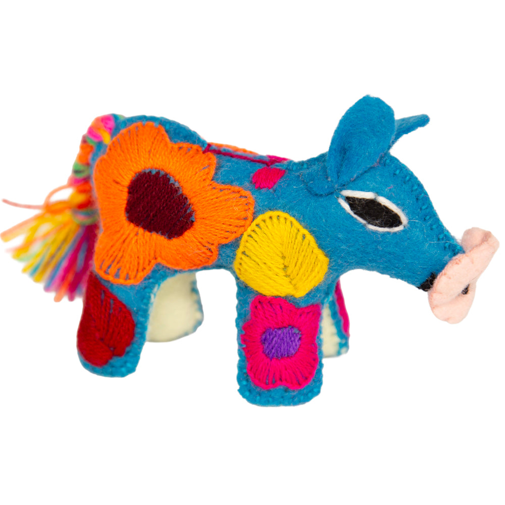 Cochinito Hand-Embroidered Stuffed Animal
