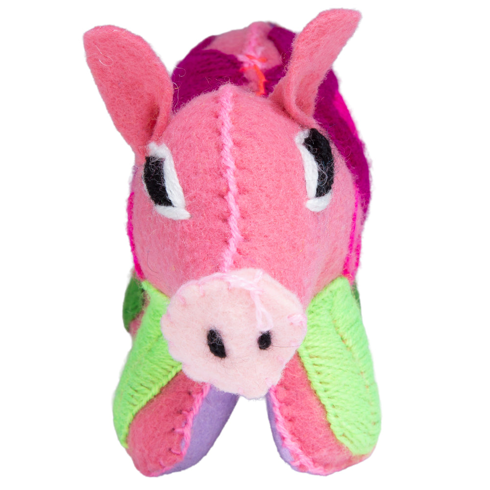 Cochinito Hand-Embroidered Stuffed Animal