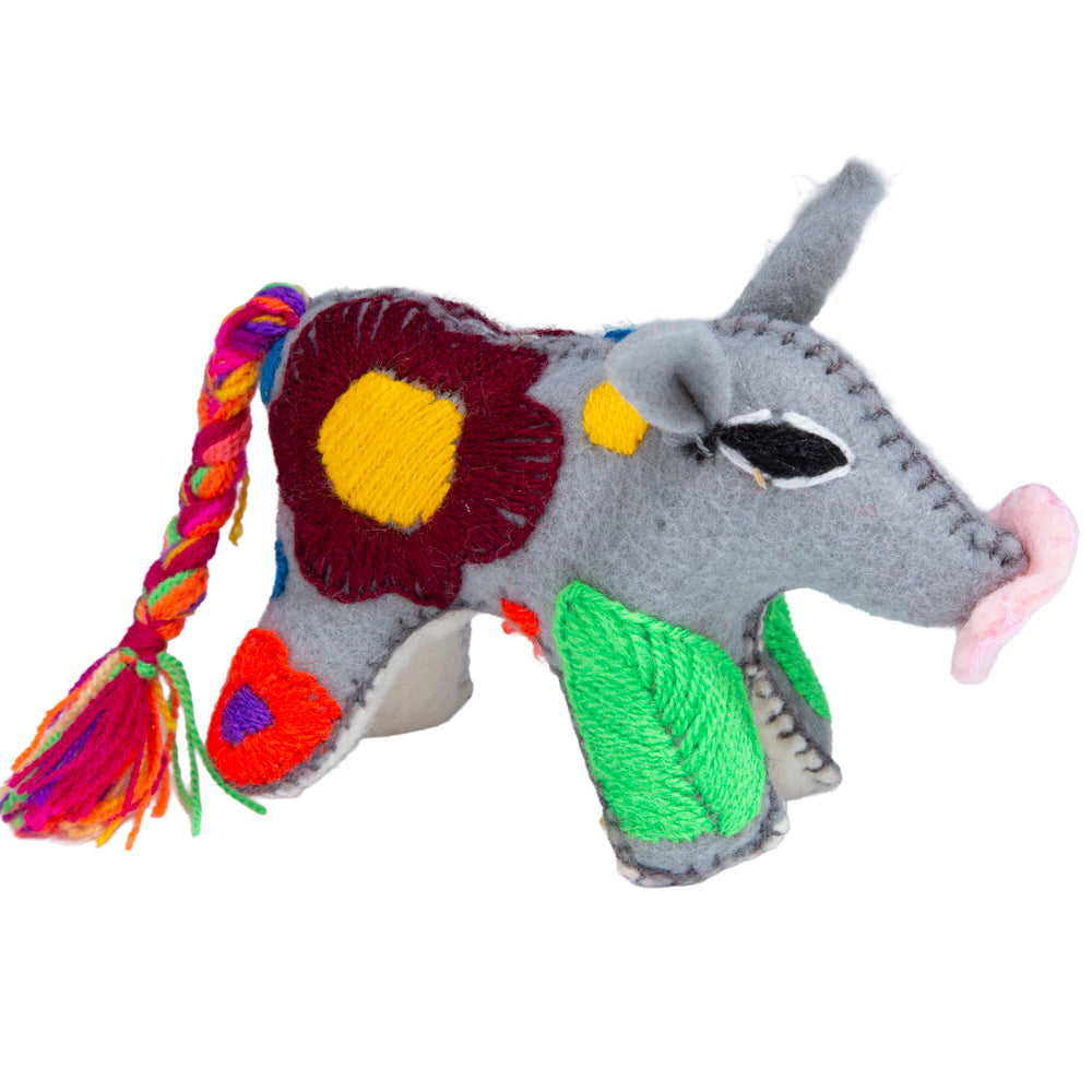 Cochinito Hand-Embroidered Stuffed Animal