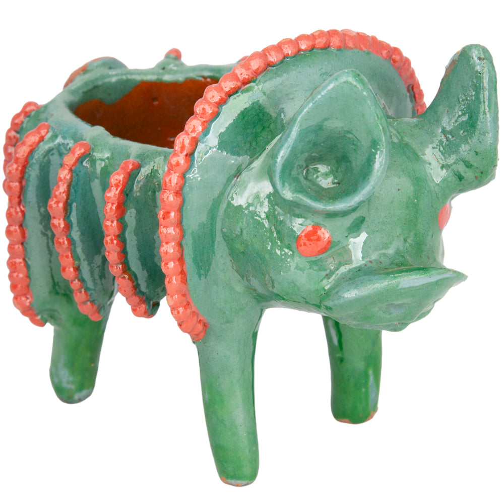 Cochinito Piñalado Decorative Bowl Sculpture