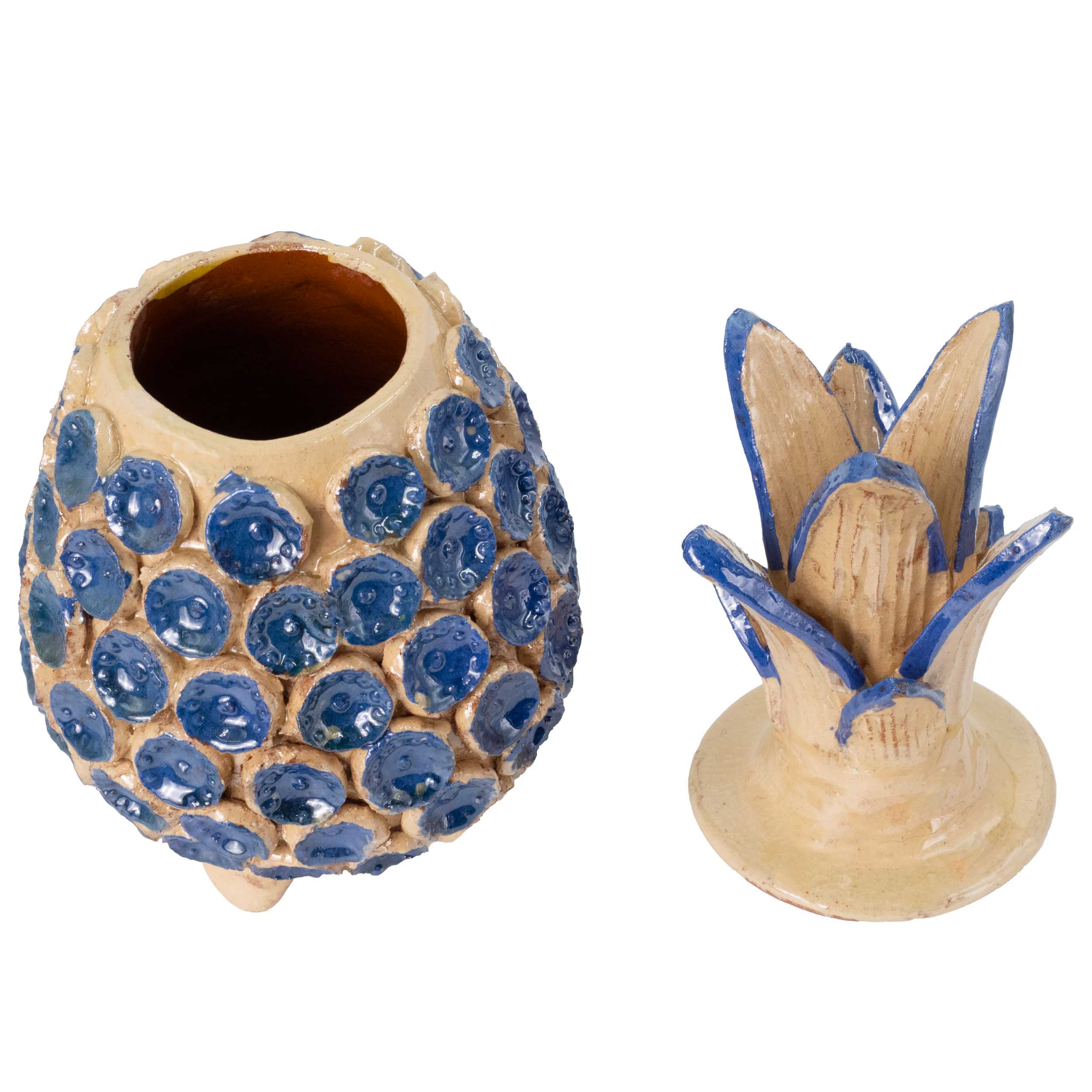 Piña Alta 11" Decorative Pineapple Sculpture