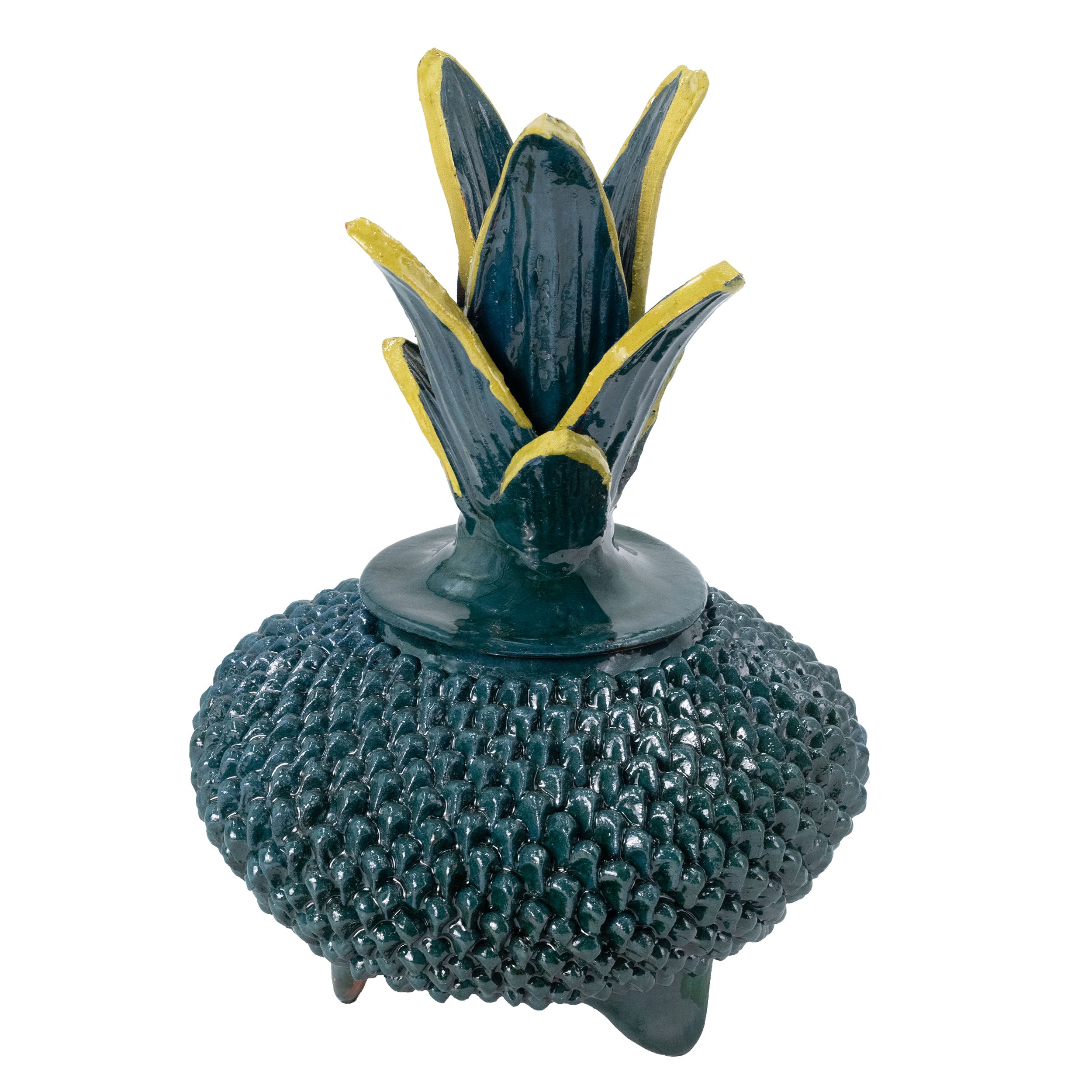 Piña Húngara Wide 10" Decorative Pineapple Sculpture