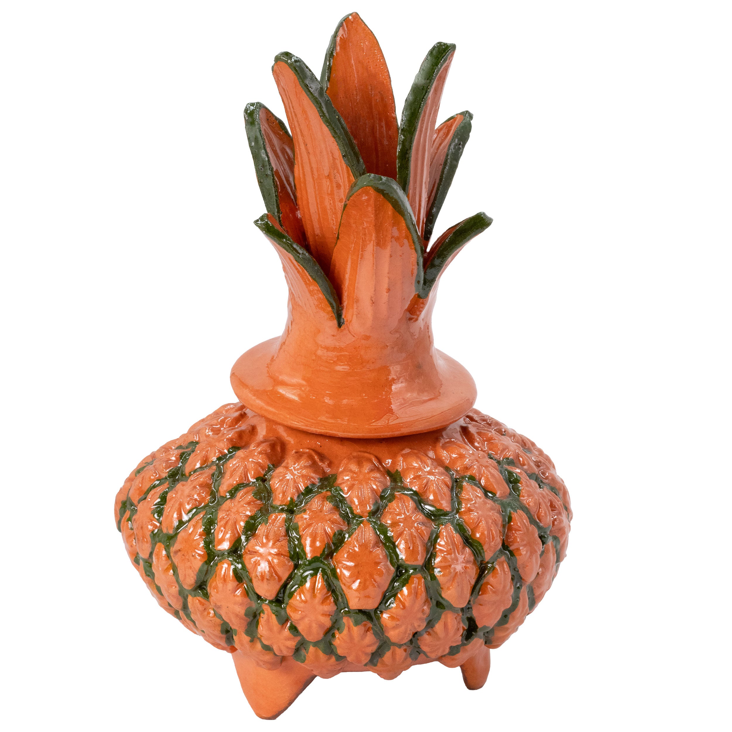 Piña Húngara Wide 10" Decorative Pineapple Sculpture