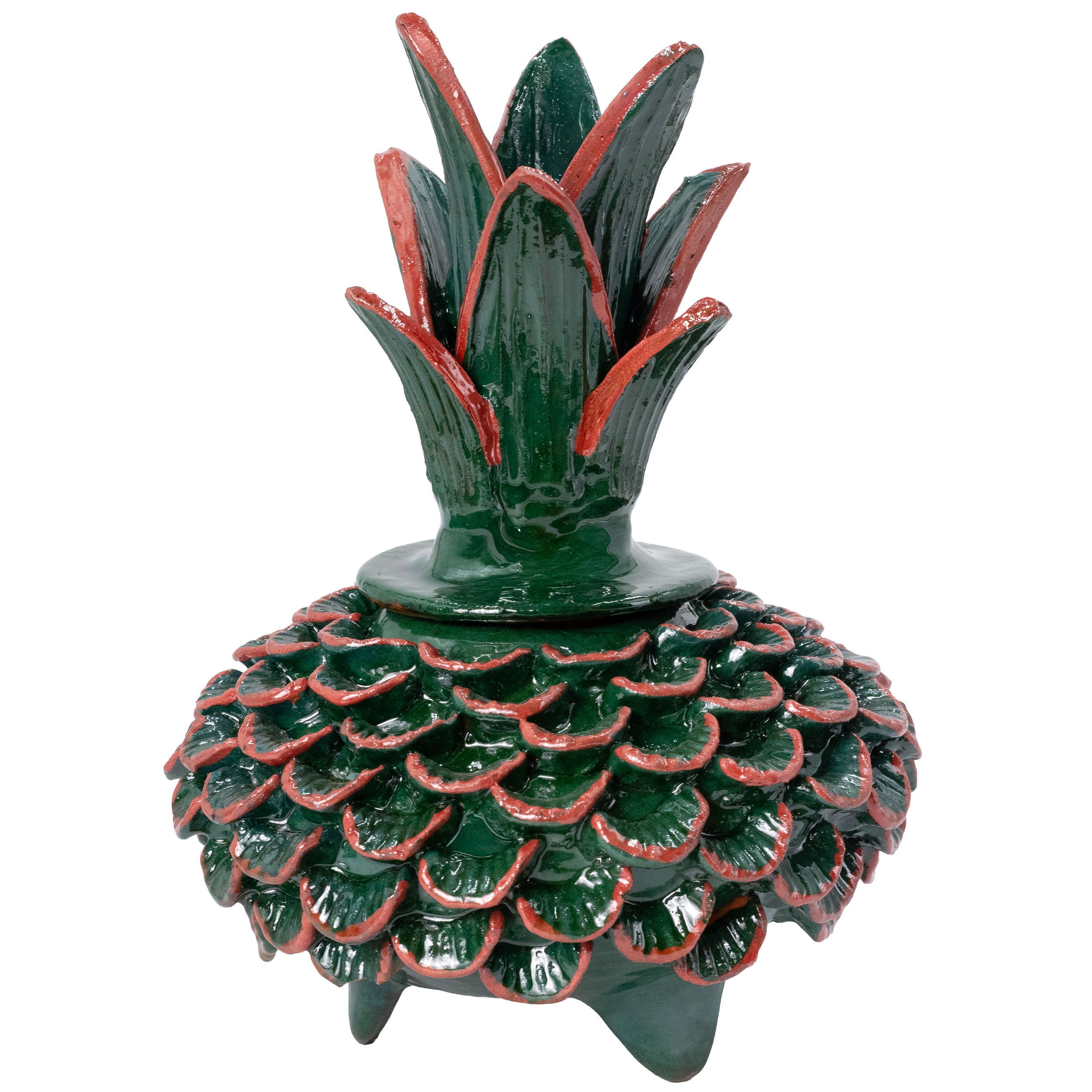 Piña Húngara Wide 10" Decorative Pineapple Sculpture