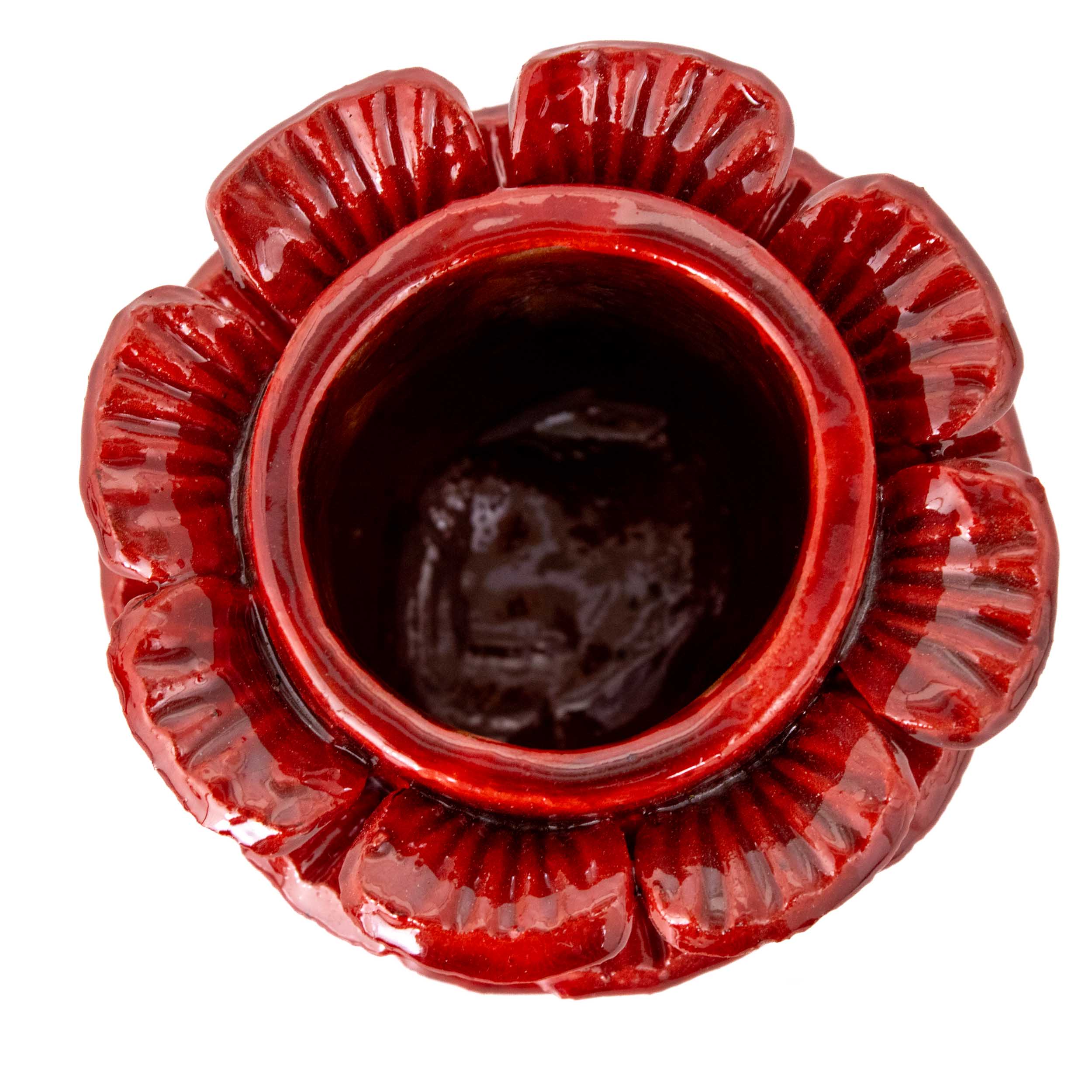 Barro Vidriado Piñado Decorative Clay Cup