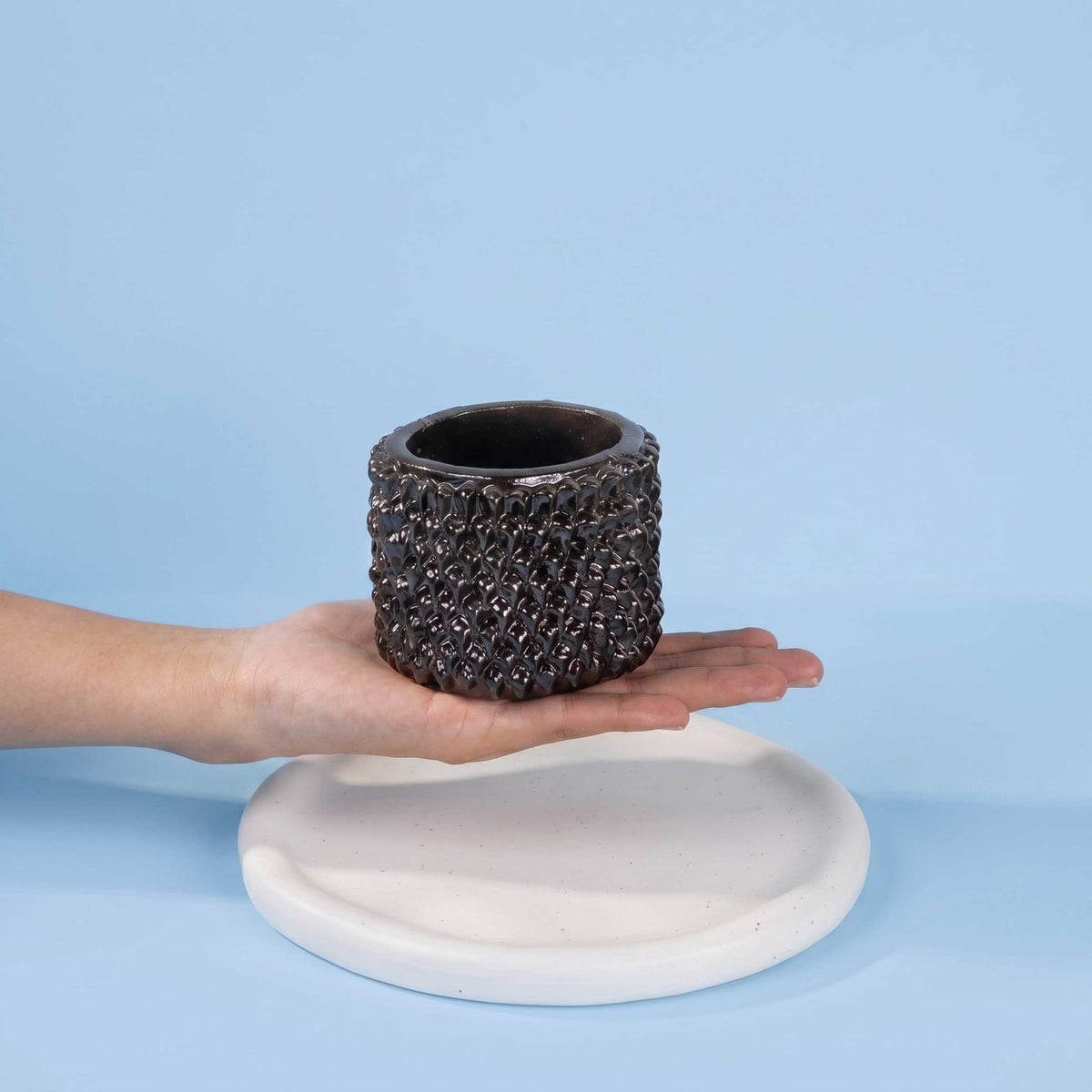 Barro Vidriado Piña Textured Cup
