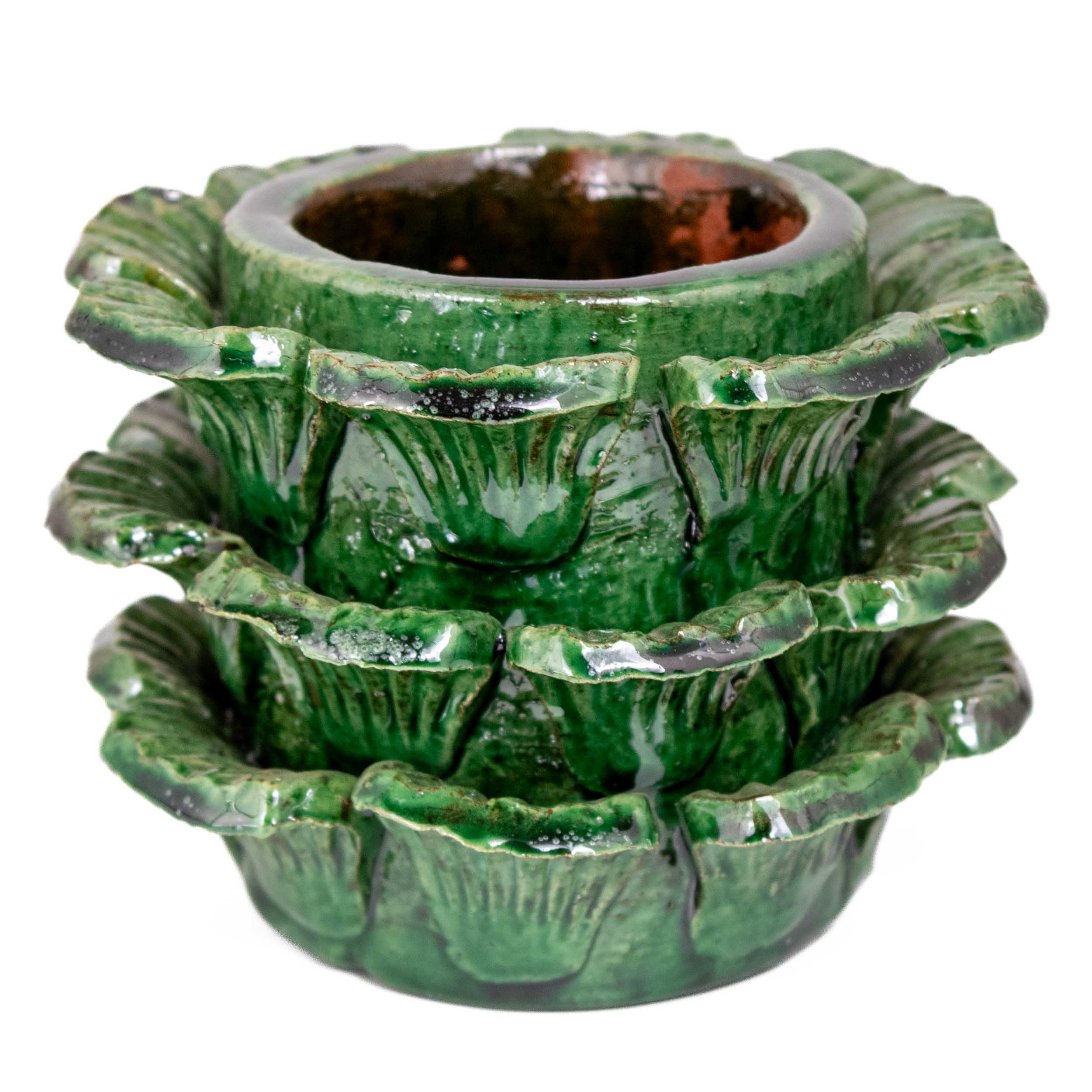 Barro Vidriado Piñado Decorative Clay Cup