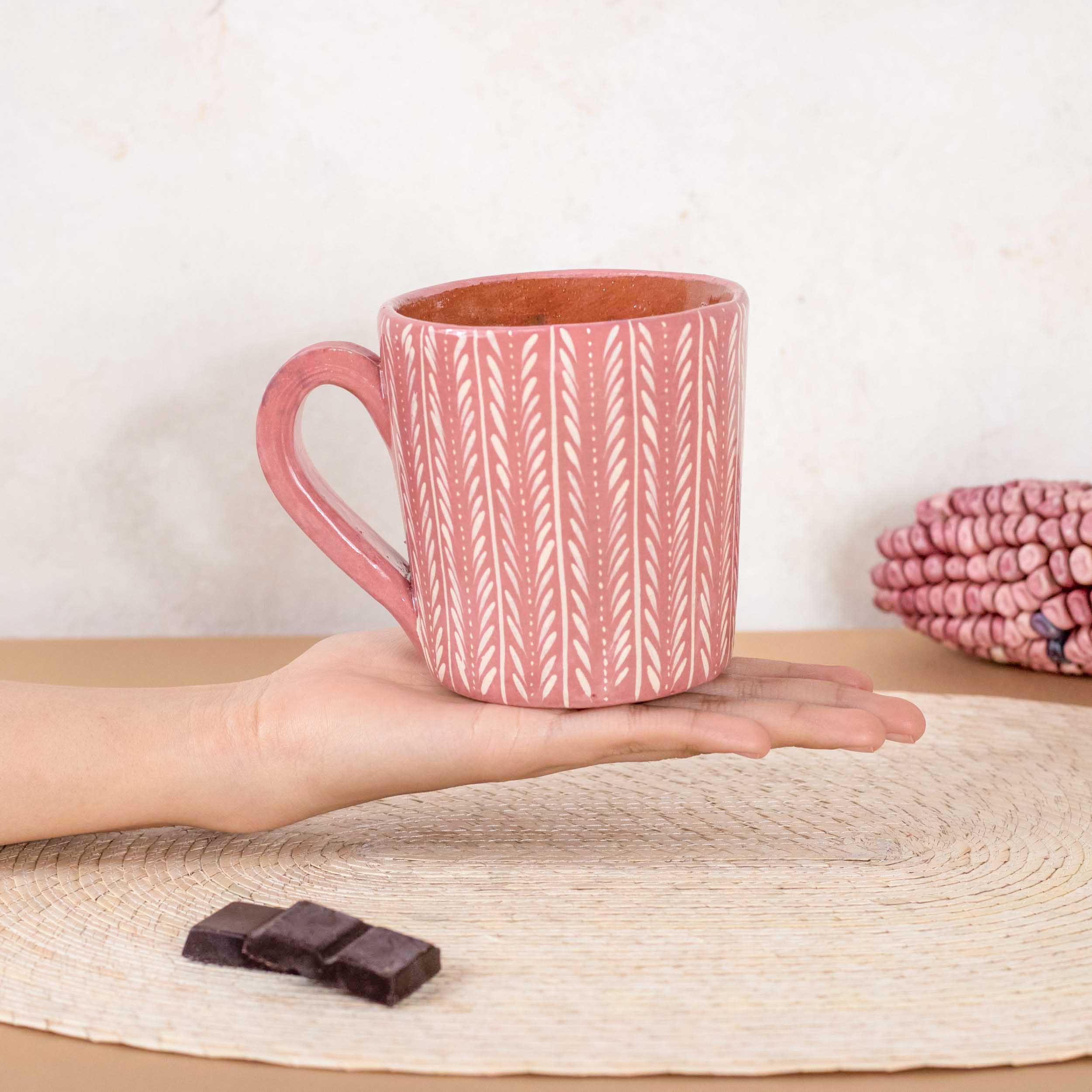 Capula Rhythmic Brushstrokes Mug
