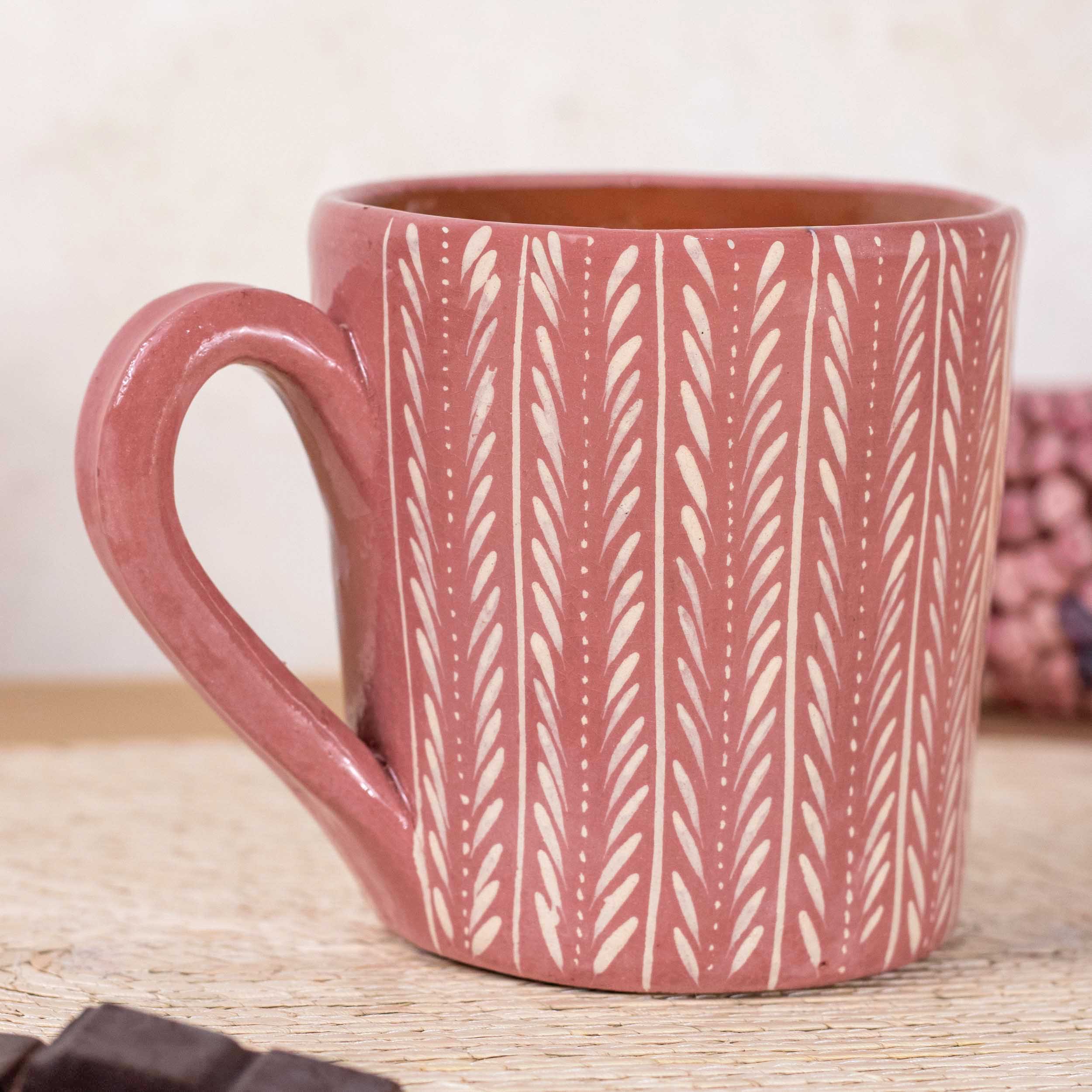 Capula Rhythmic Brushstrokes Mug