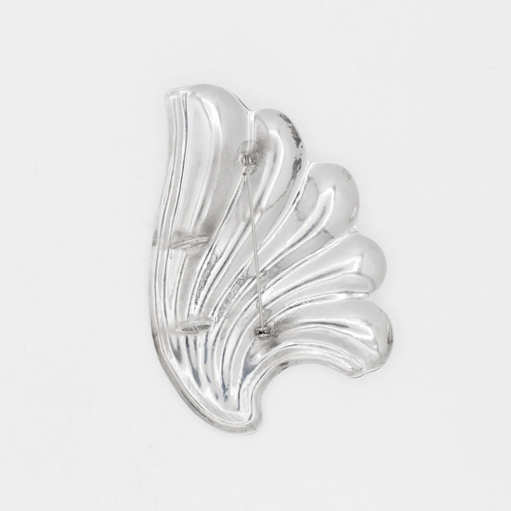 Sterling Silver Winged Brooch Pin