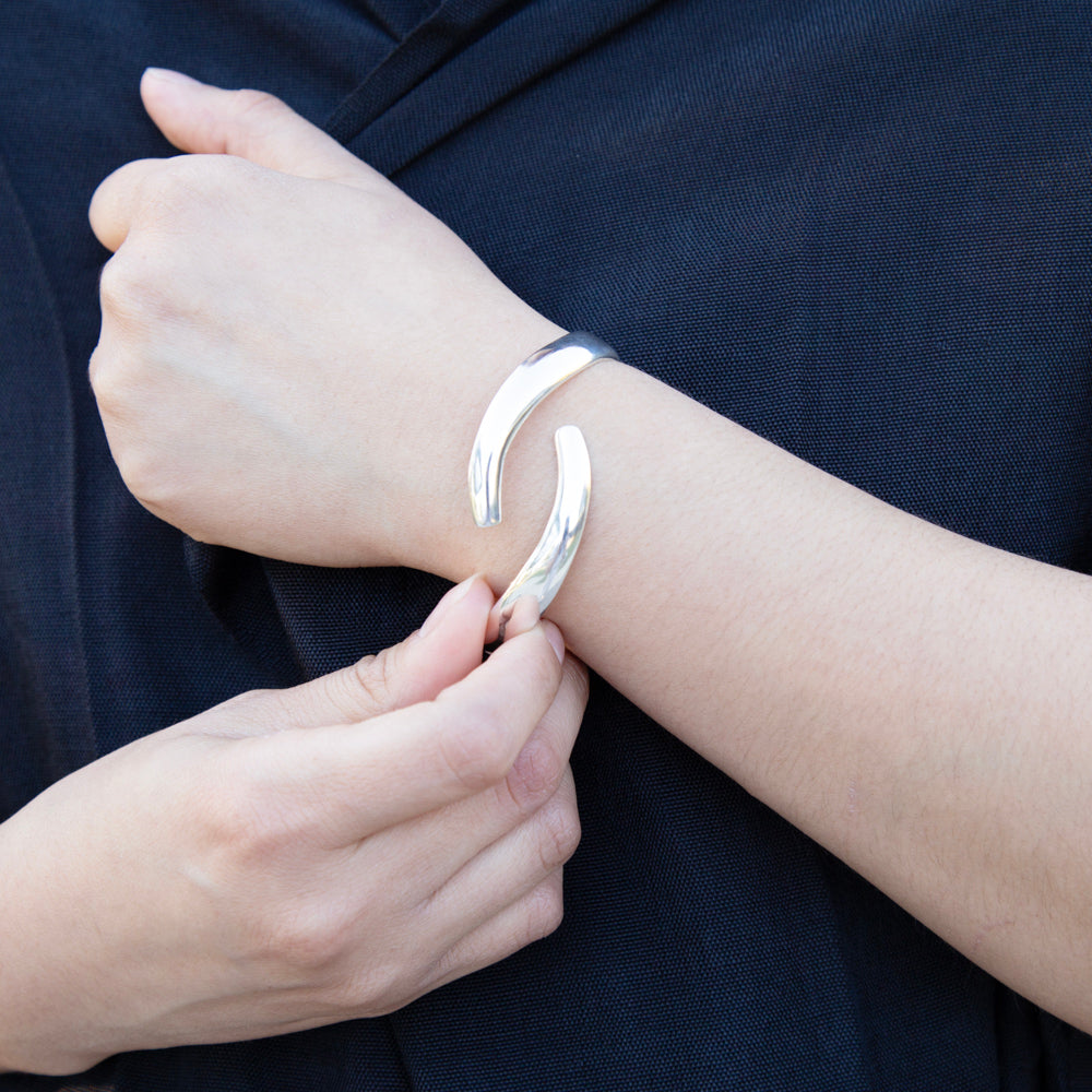 Sterling Silver Open Cuff