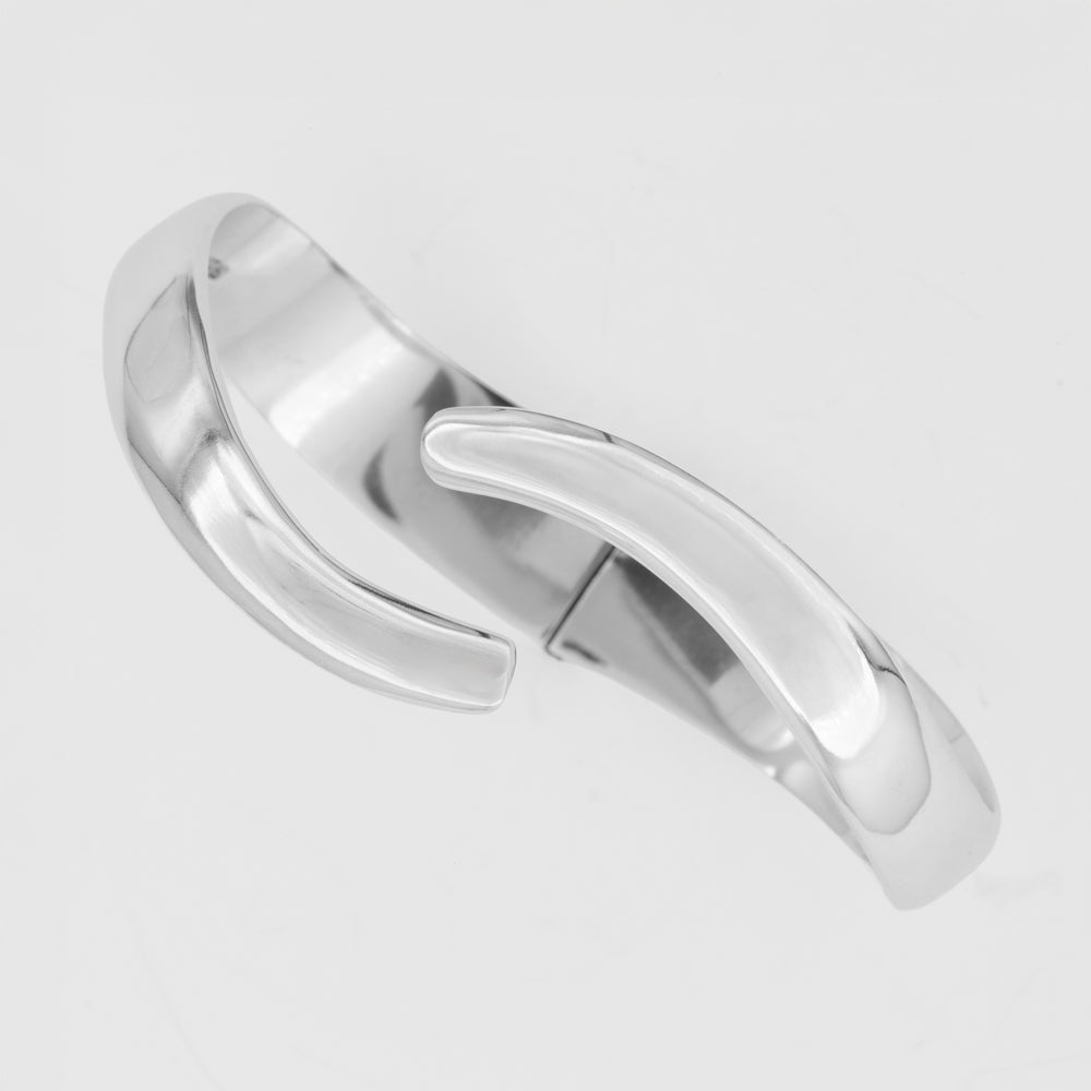 Sterling Silver Open Cuff