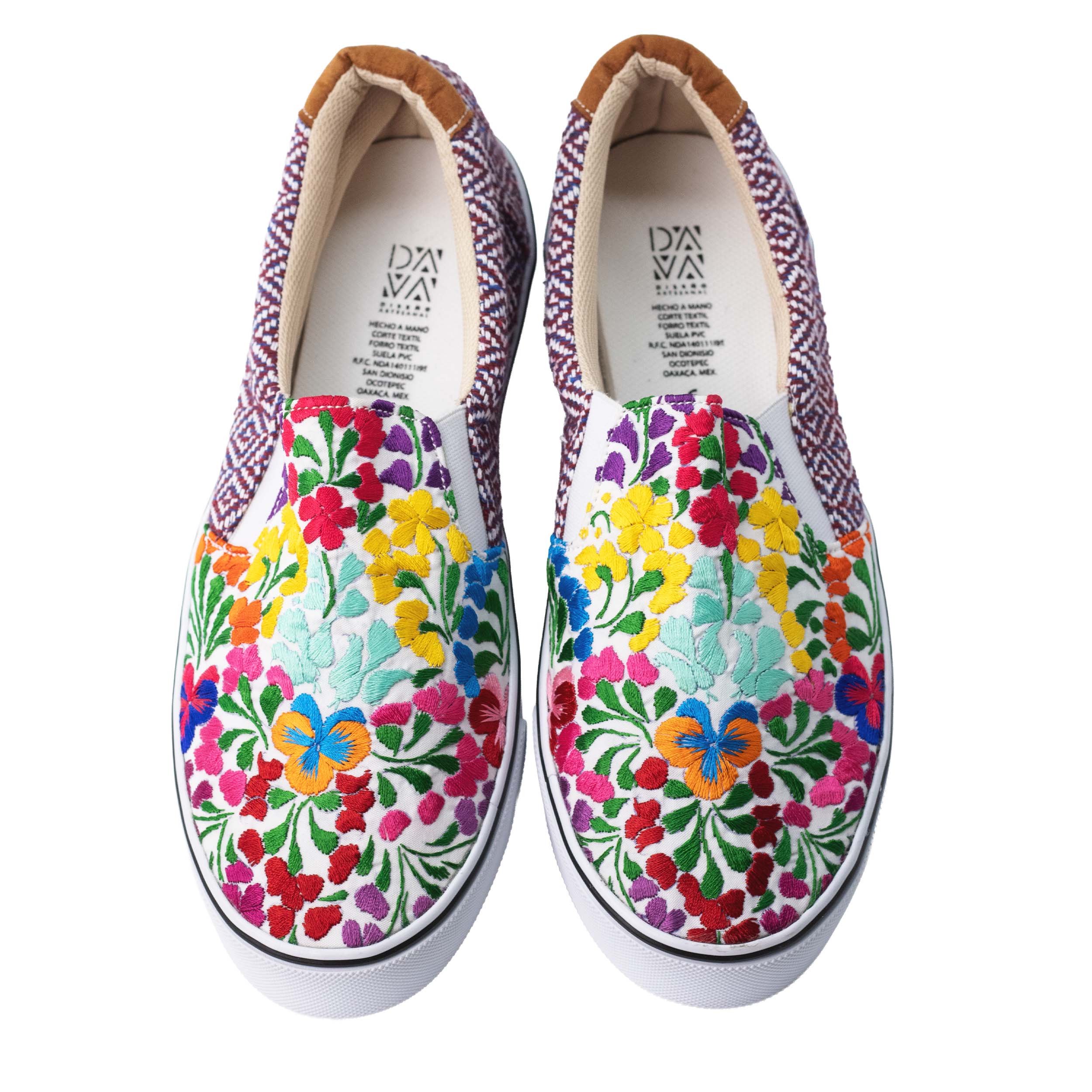 Fiesta San Antonino Floral Embroidered Sneakers