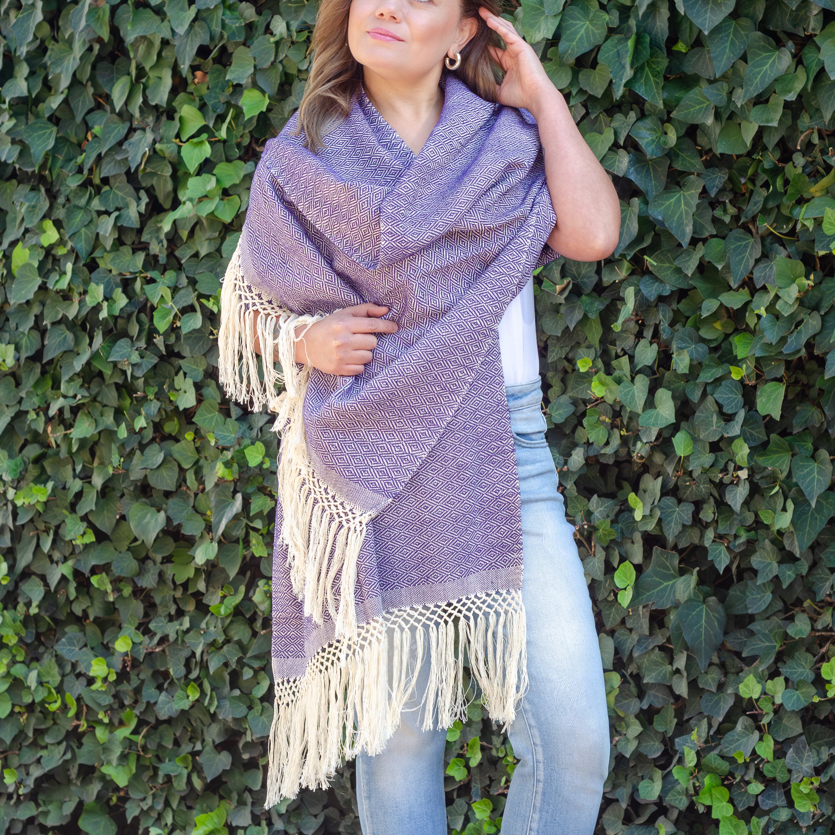 Pedal Loom Telar Woven Cozy Rebozos