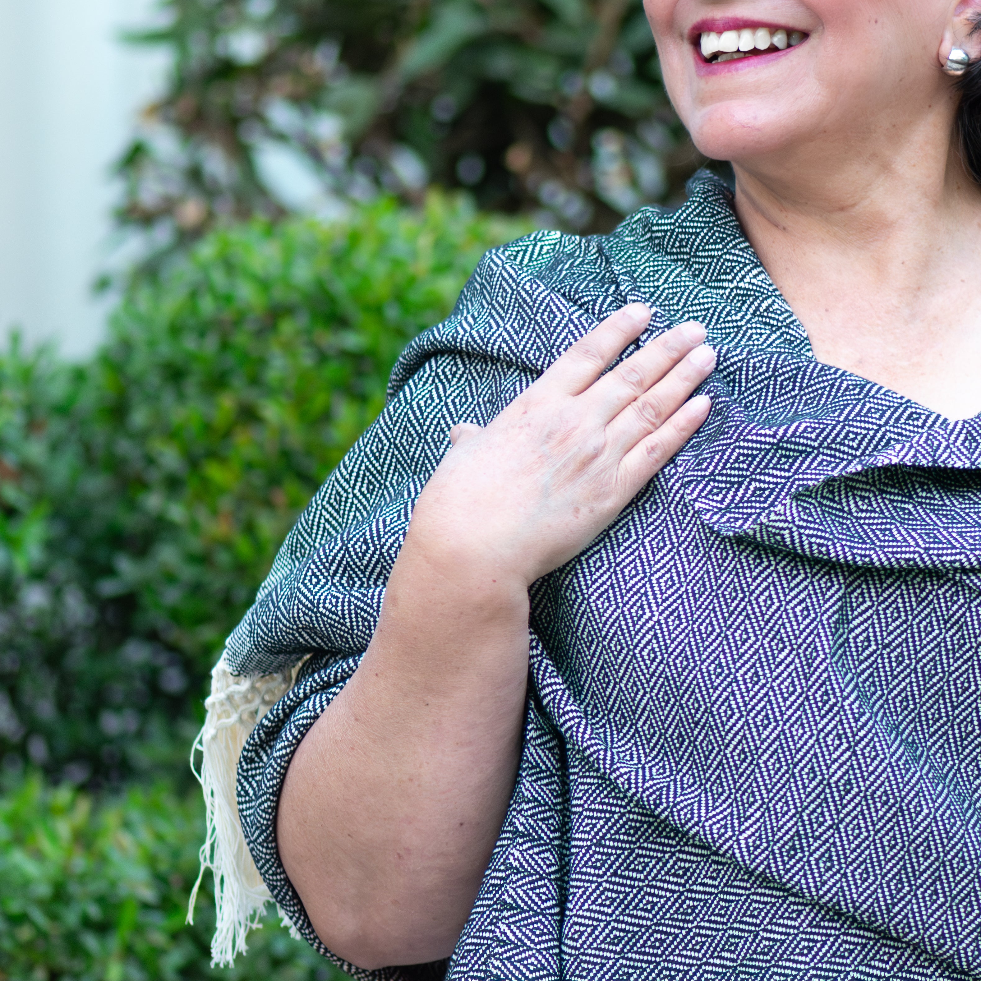 Pedal Loom Telar Woven Cozy Rebozos