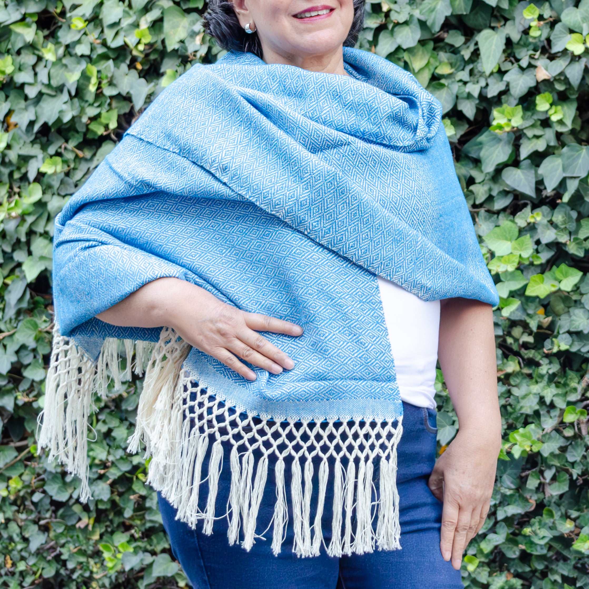 Pedal Loom Telar Woven Cozy Rebozos
