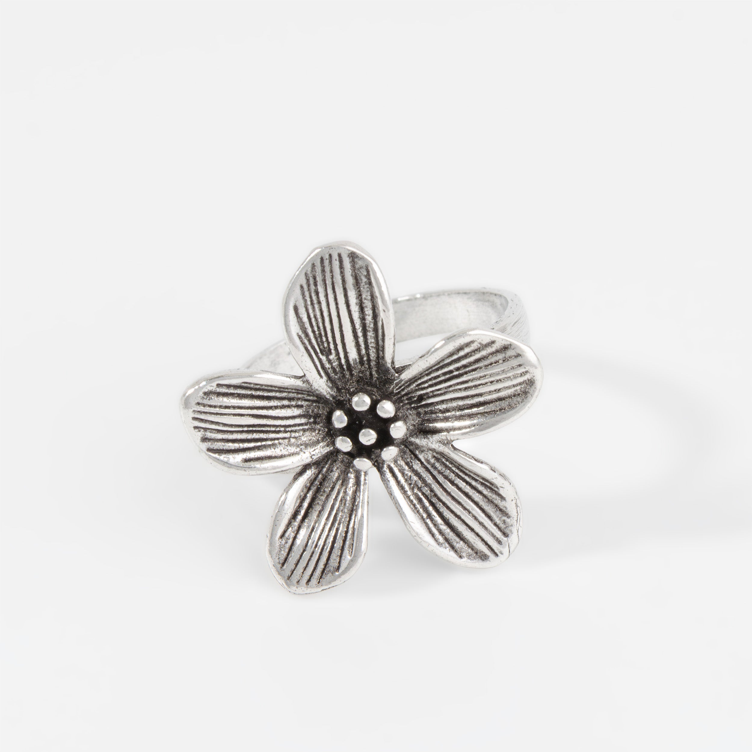 Sterling Silver La Flor Ring