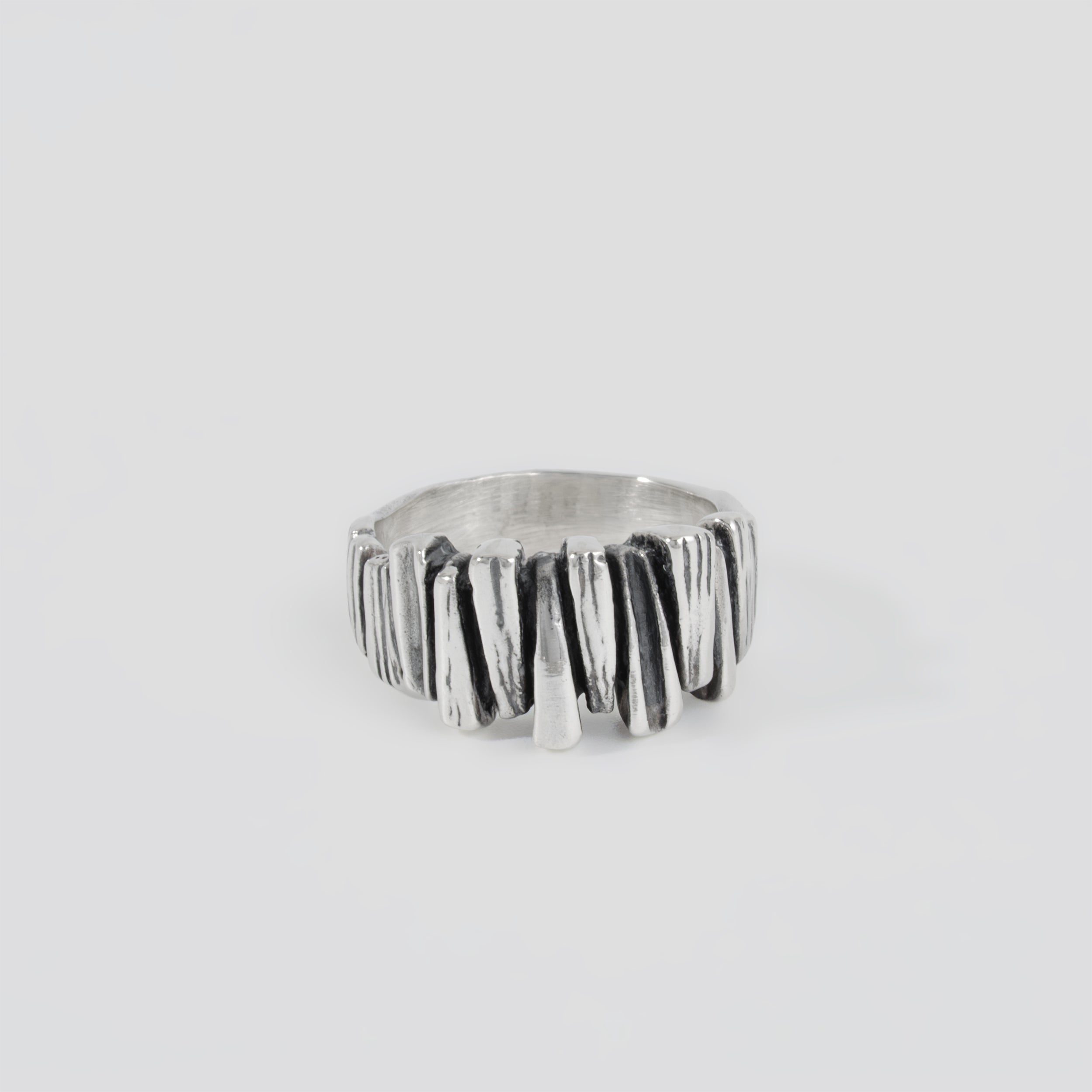 Sterling Silver Stone Tablets Ring