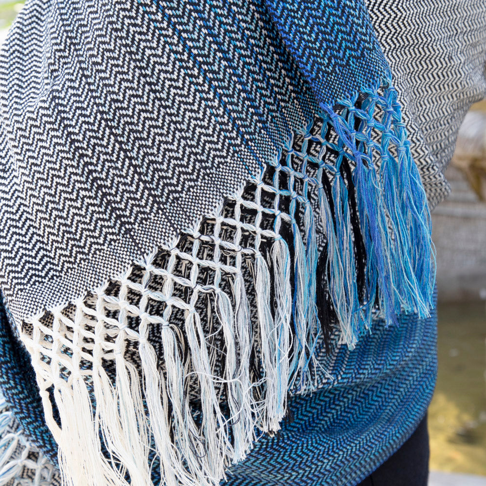 Ombre Multicolored Rebozo, or Shawl