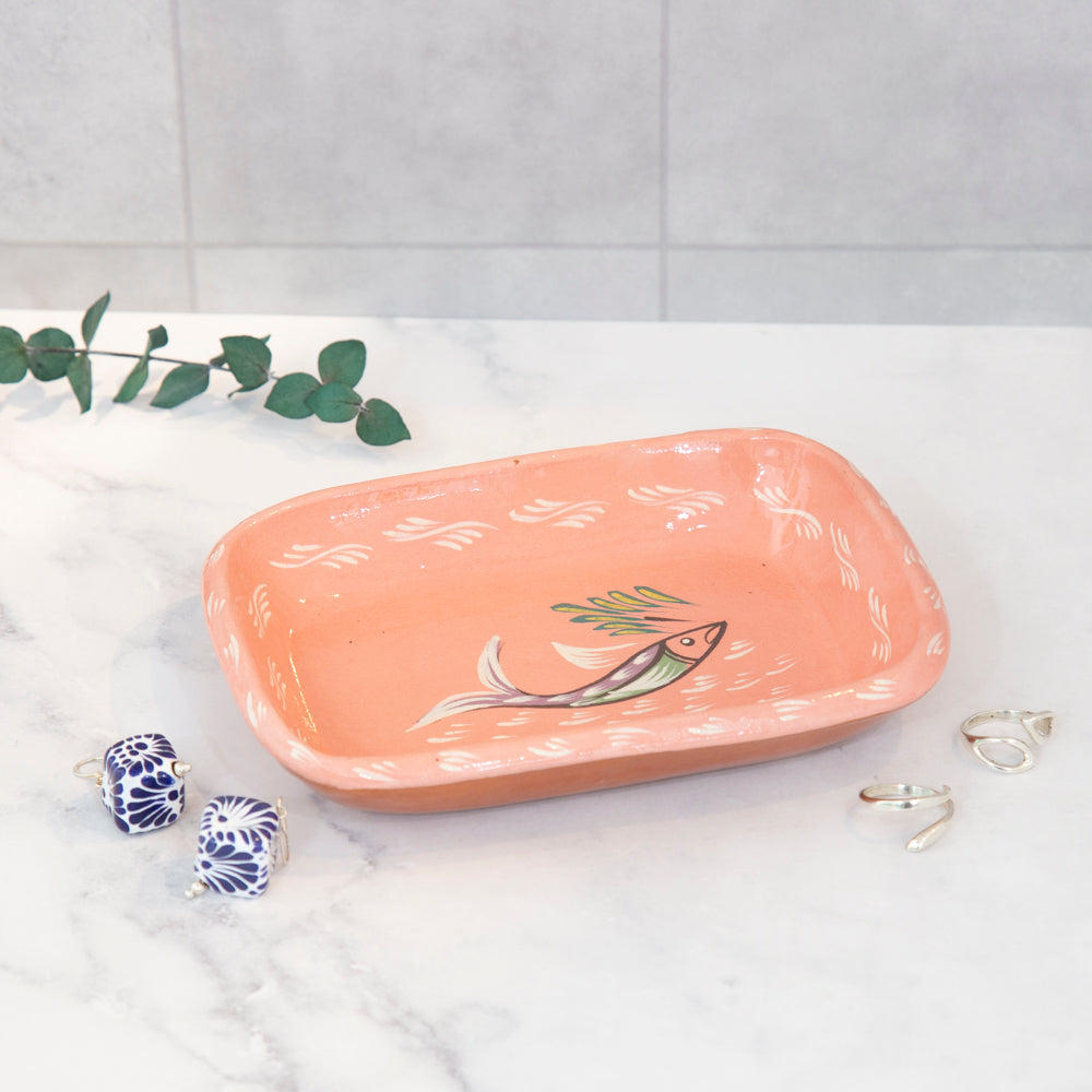 Peces de Capula Rectangular Trinket Dish