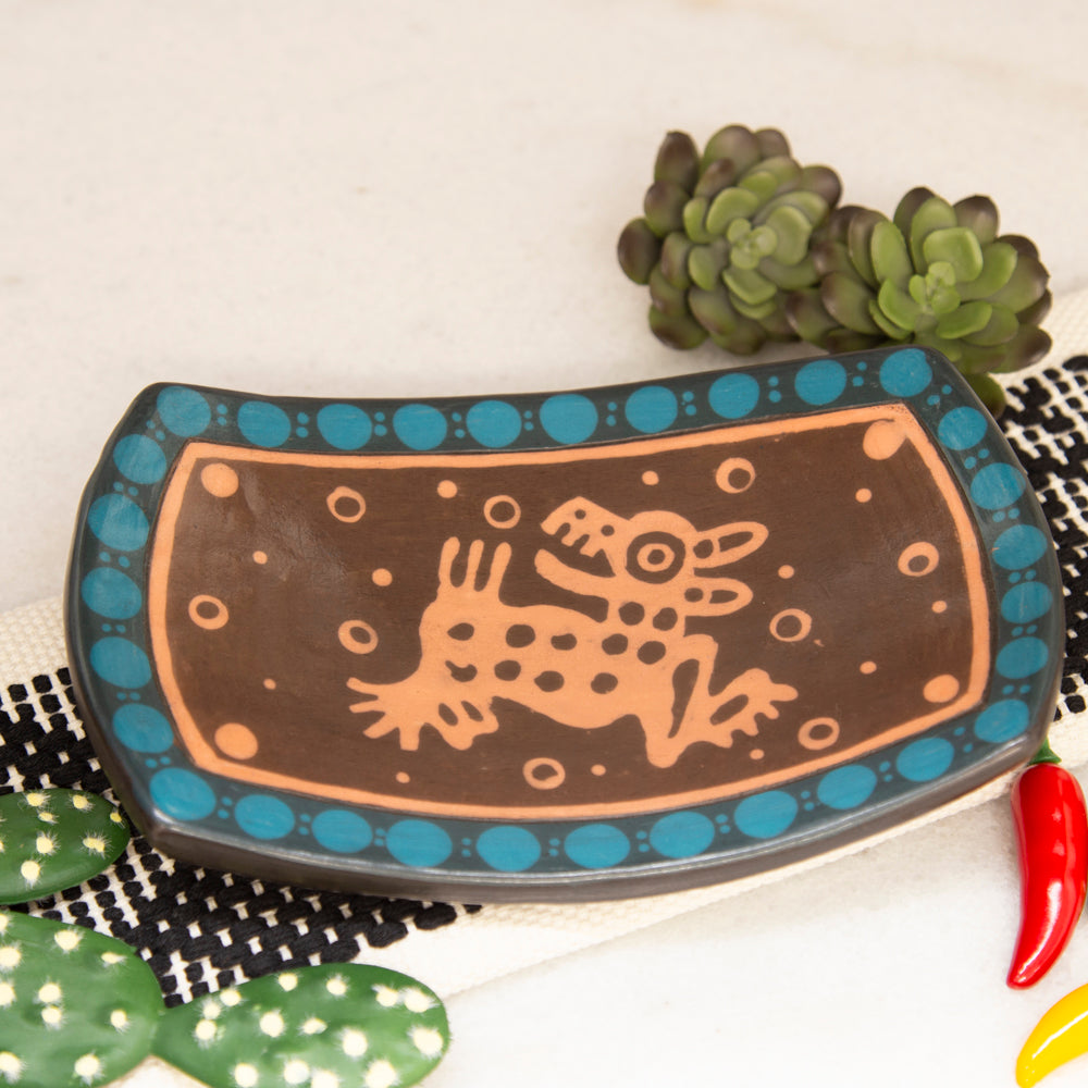 Zinapécuaro Rectangular Ceramic Trinket Dish