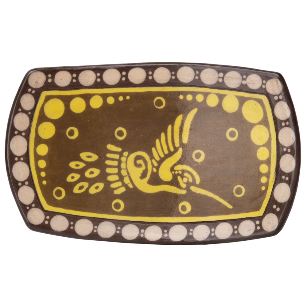 Zinapécuaro Rectangular Ceramic Trinket Dish