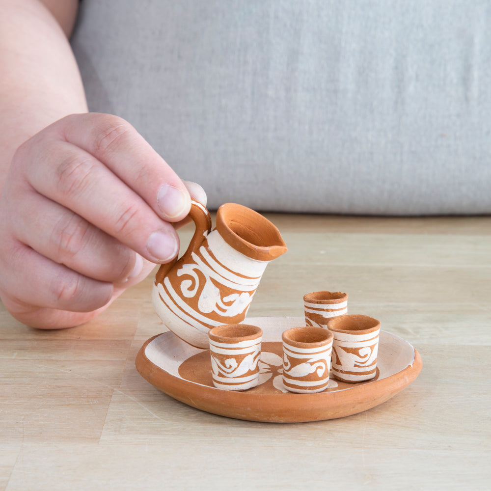 Patamban Clay Miniature Tea Set