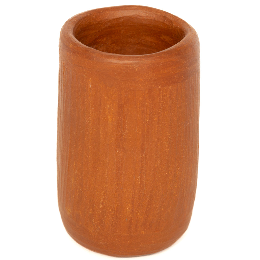 Red Clay Terracotta Smooth Tall Shot Glass