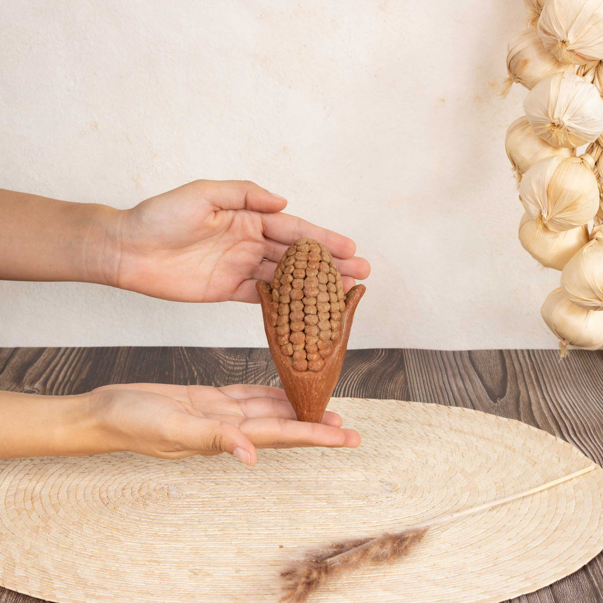 Barro Rojo Elote Maiz Wall Art Decor